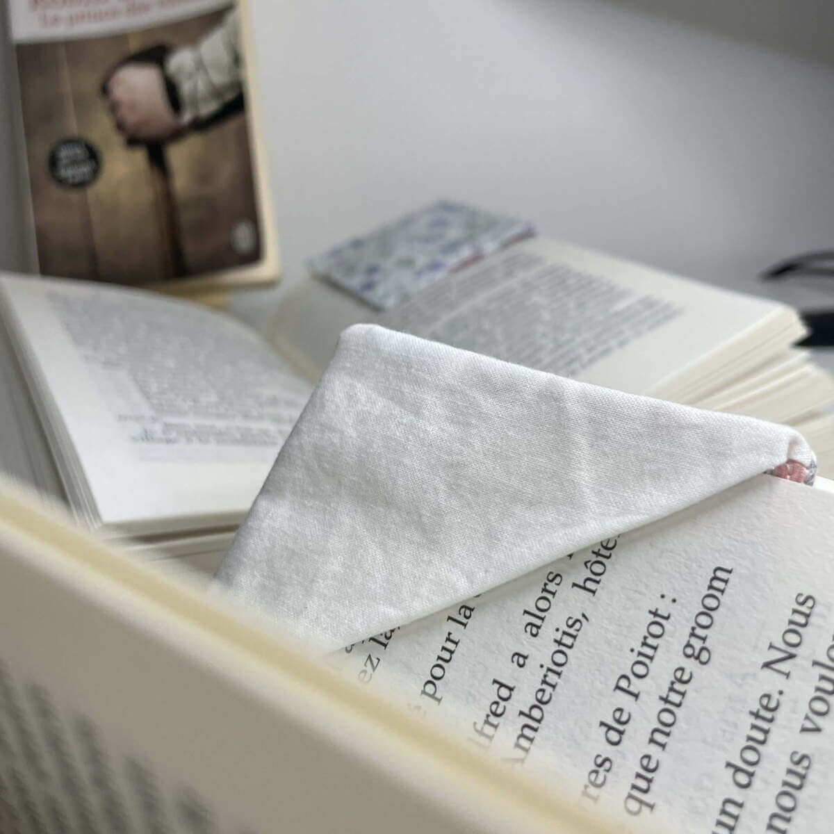 Marque page en tissu recyclé